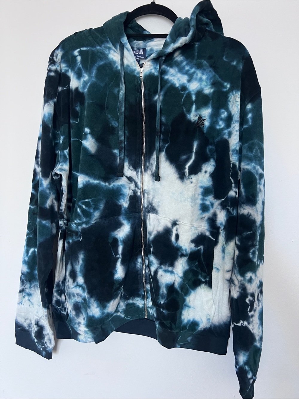 Vilebrequin Men’s Terry Beach Tie-Dye Zip Hoodie